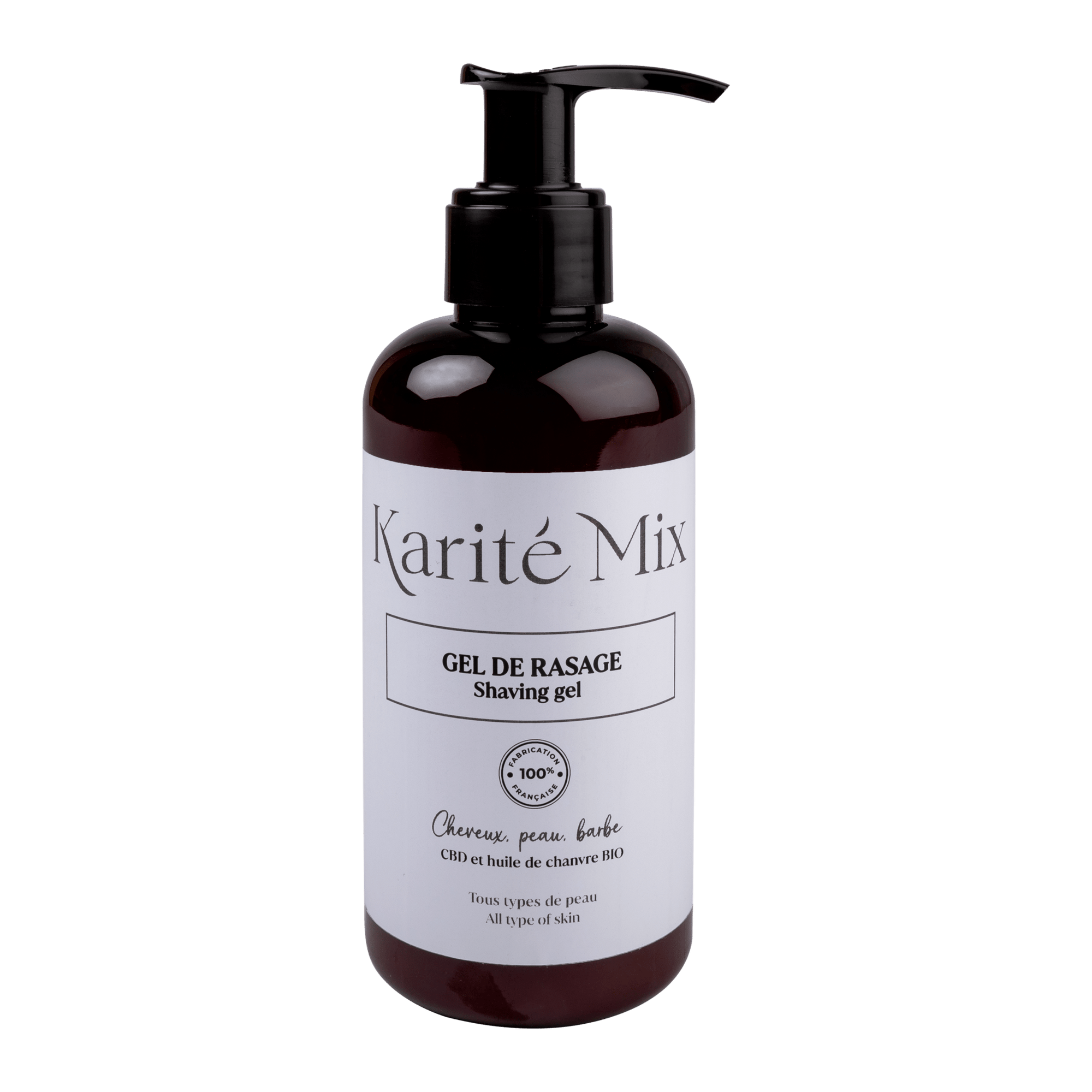 Gel de rasage barbe – 200ml - Karité Mix