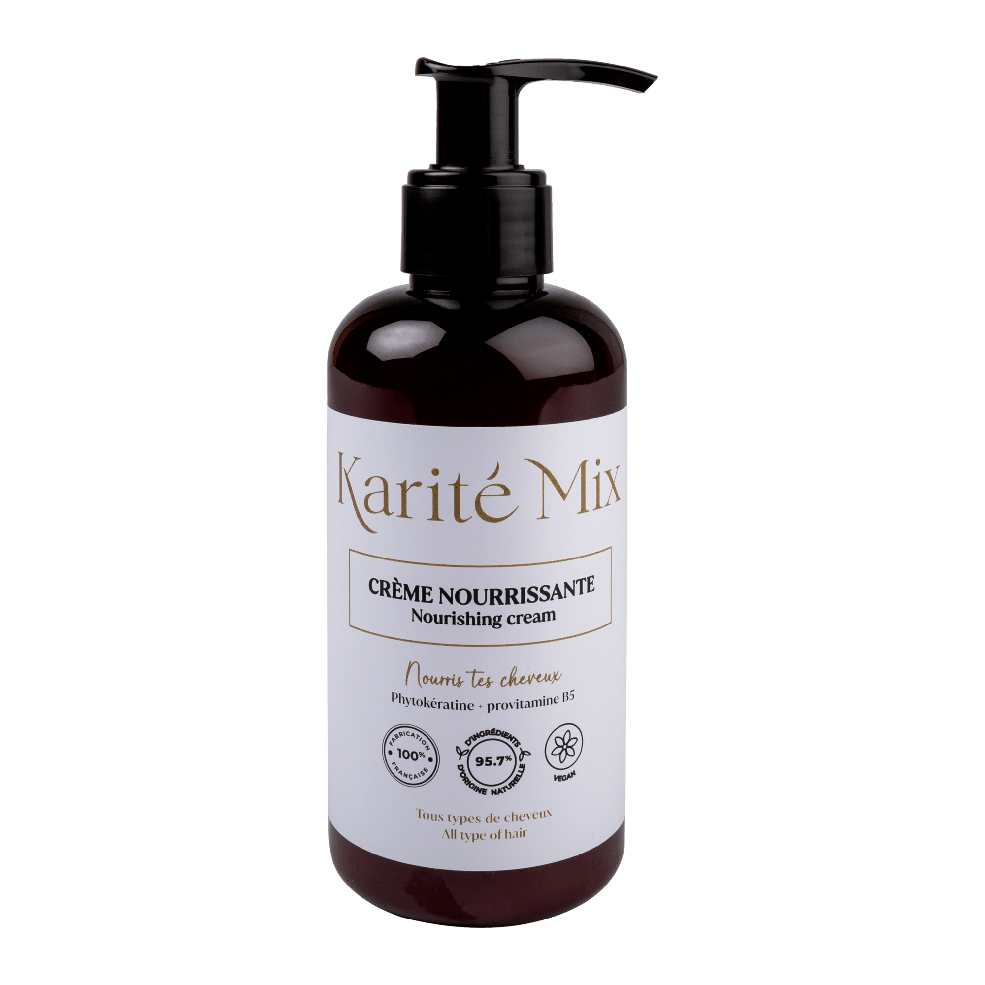 Crème capillaire nourrissante – 200g - Karité Mix