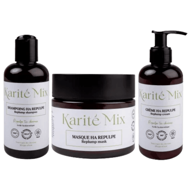 Routine cheveux déshydratés et abimés - Karité Mix