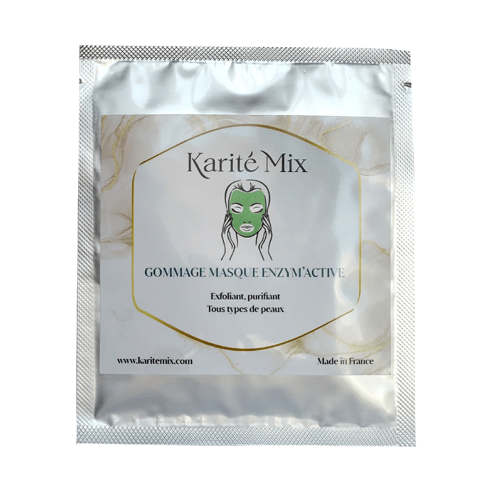 Masque gommant enzym’actif purifiant – 10g - Karité Mix